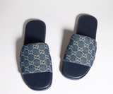 Dép Nam ‎Gucci Slide Sandal 'Dark Blue' 