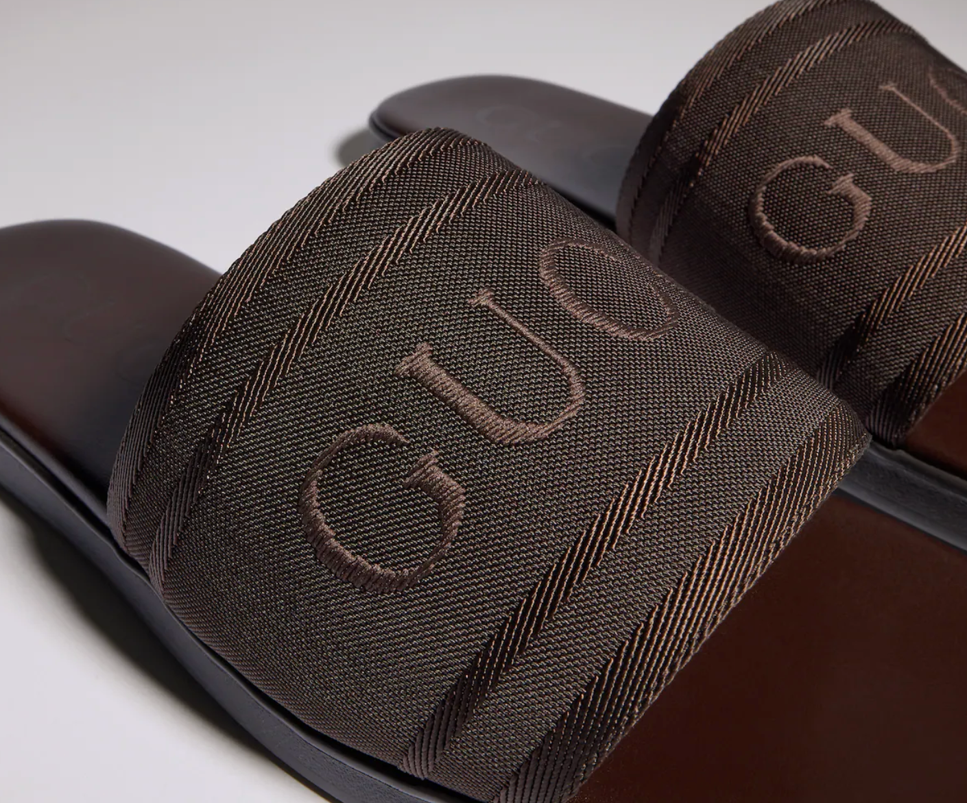  Dép Nam Gucci Slide Sandal 'Brown' 