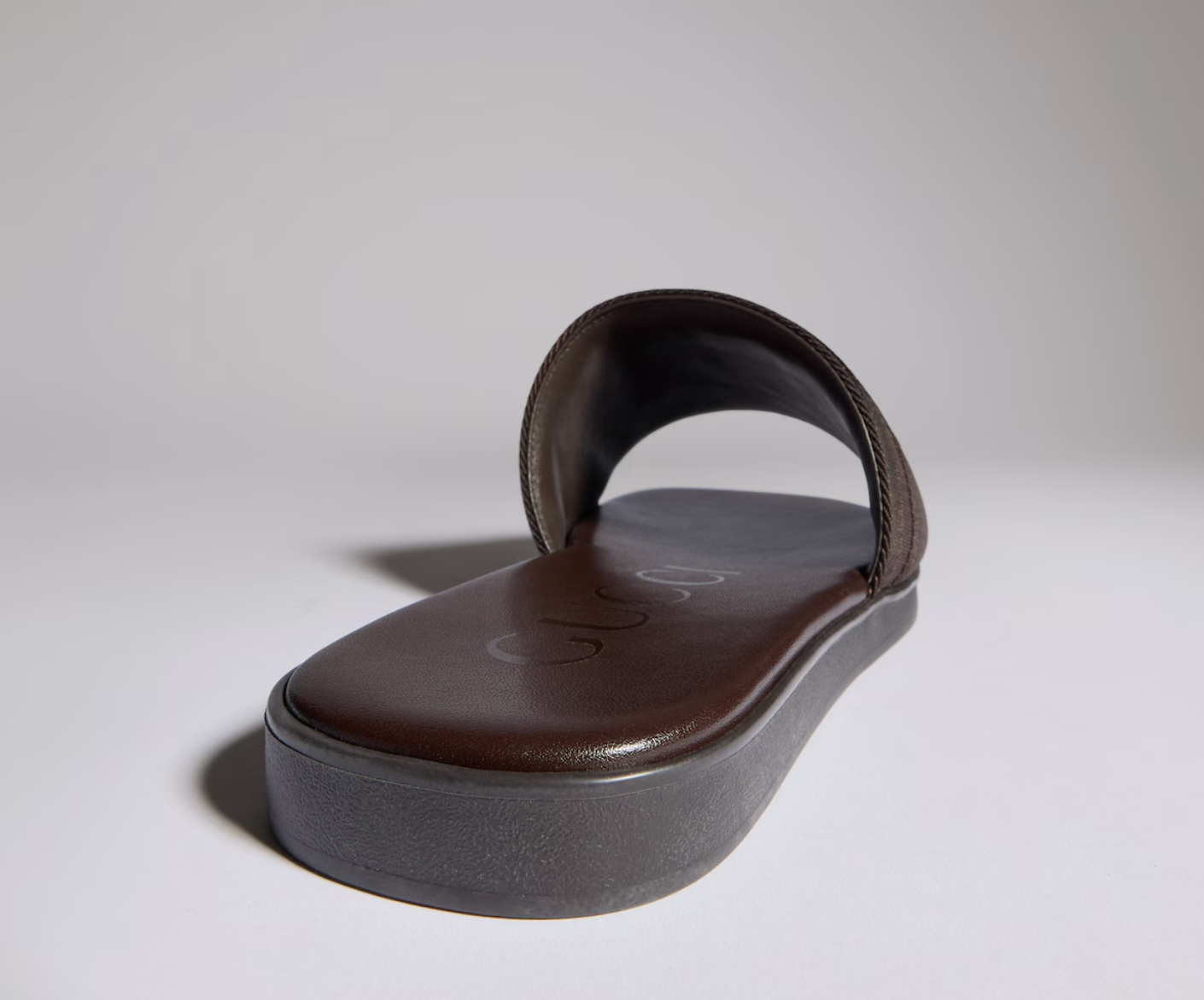  Dép Nam Gucci Slide Sandal 'Brown' 