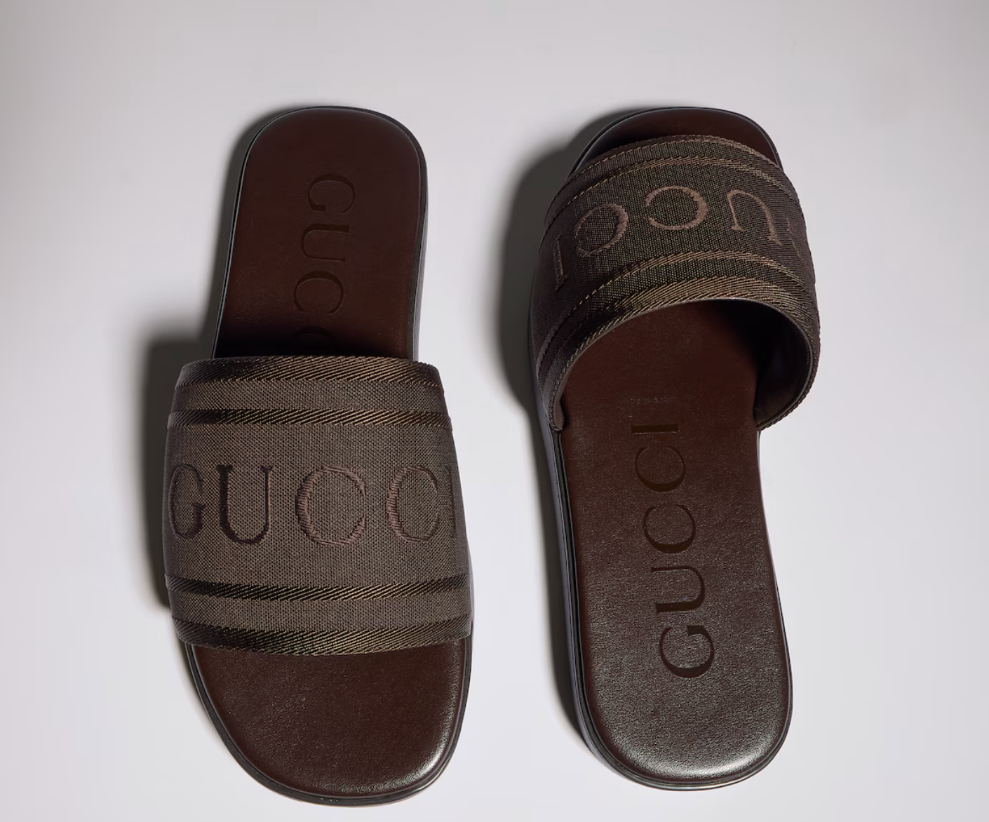  Dép Nam Gucci Slide Sandal 'Brown' 