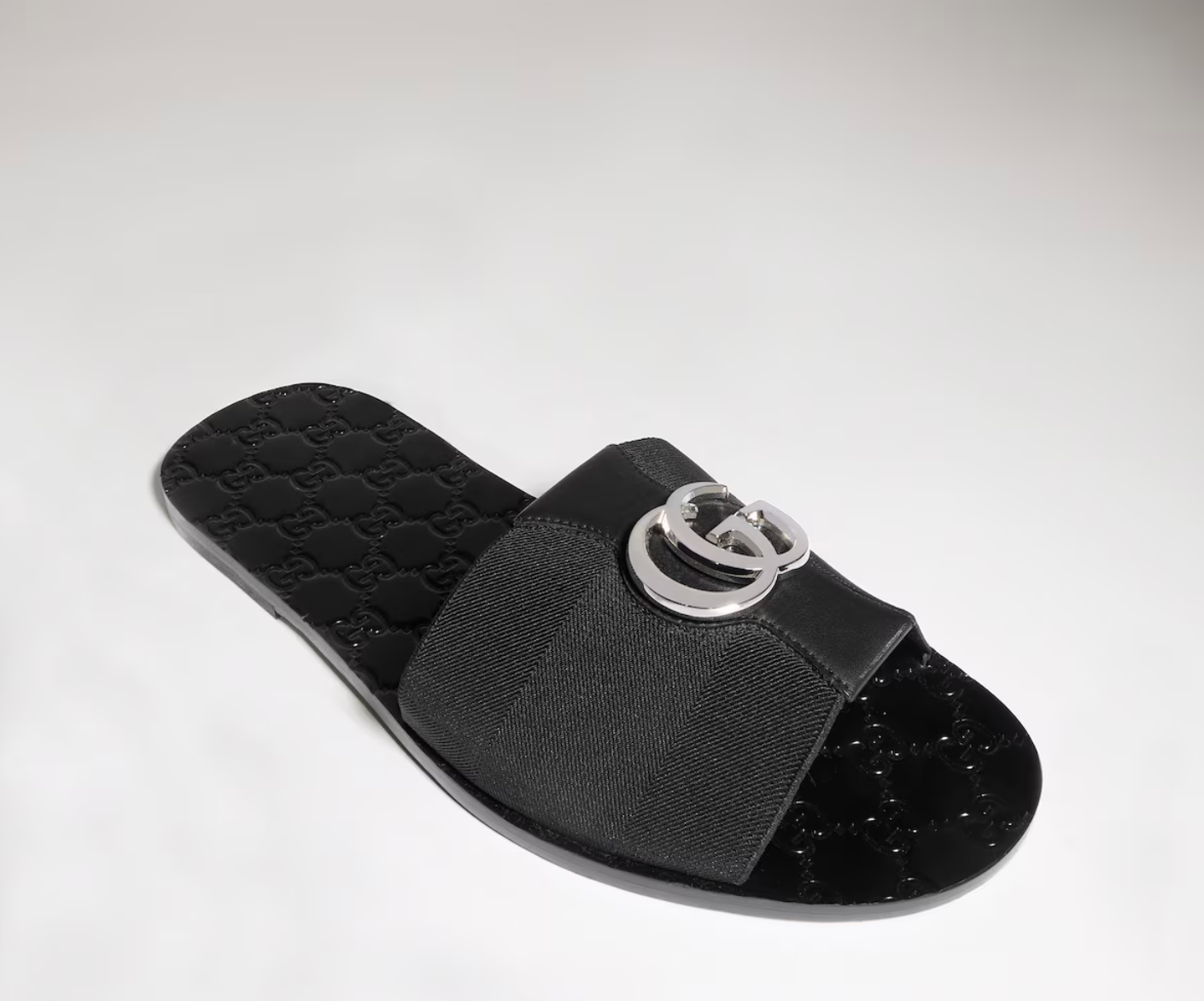  Dép Nam Gucci Riviera Slide Sandal 'Black' 