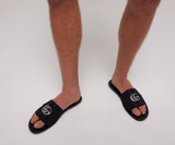  Dép Nam Gucci Riviera Slide Sandal 'Black' 