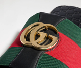  Dép Nam Gucci Riviera Slide Sandal 'Green Red' 