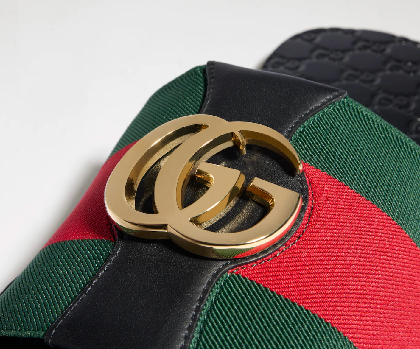  Dép Nam Gucci Riviera Slide Sandal 'Green Red' 