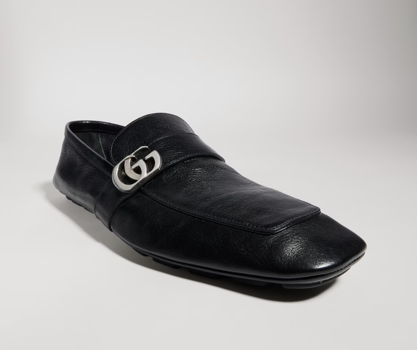  Giày Nam Gucci Driver With Double G 'Black' 