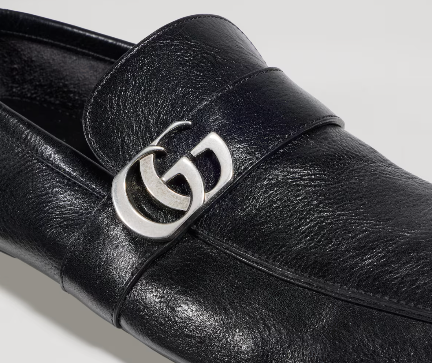  Giày Nam Gucci Driver With Double G 'Black' 
