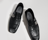  Giày Nam Gucci Driver With Double G 'Black' 