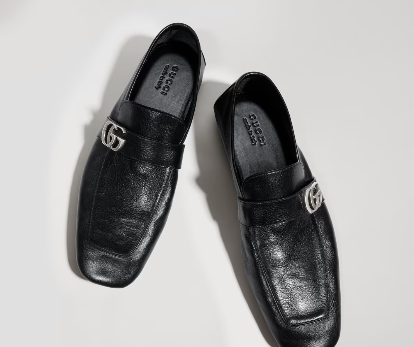  Giày Nam Gucci Driver With Double G 'Black' 