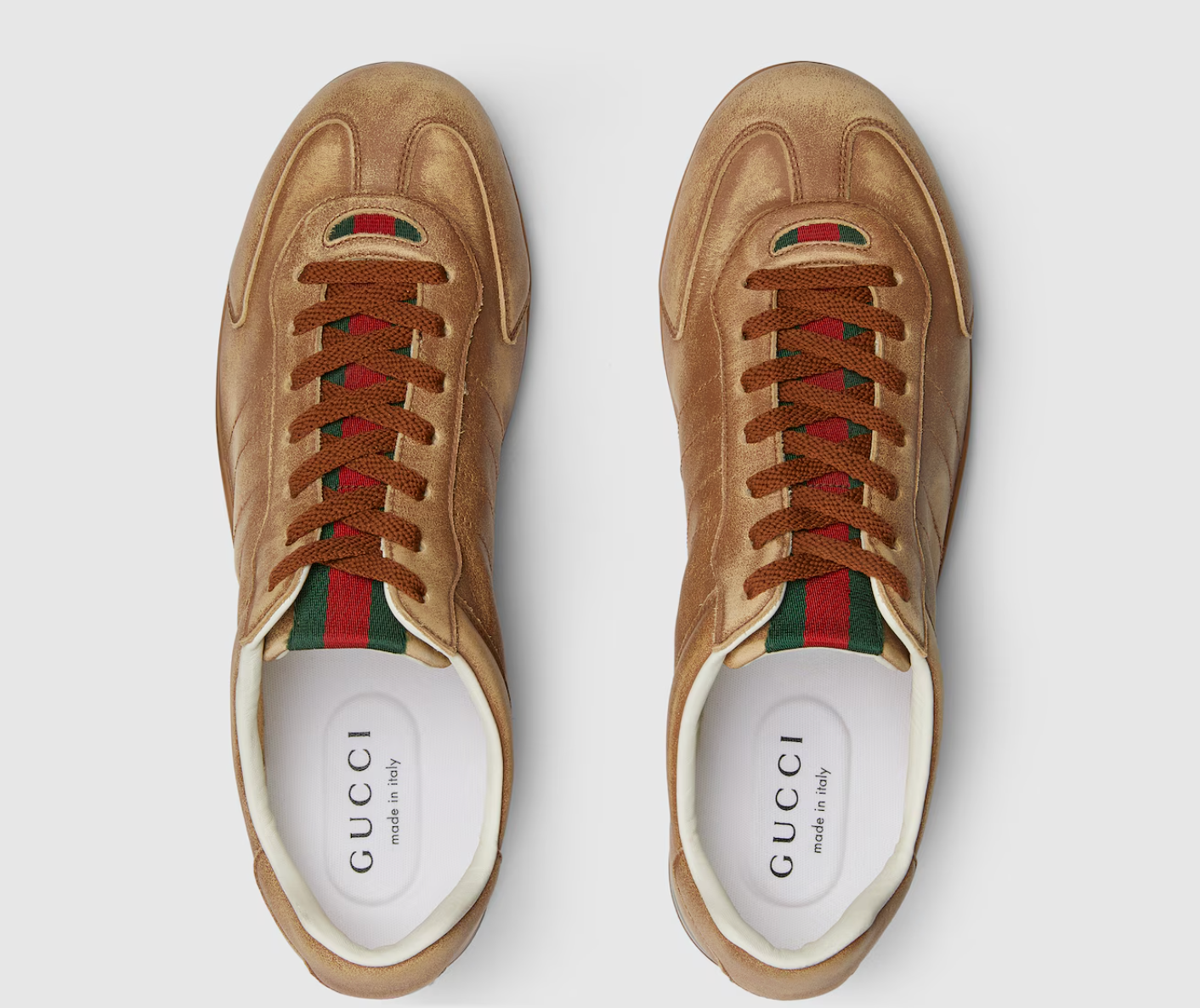  Giày Nam Gucci Shift Trainers 'Brown' 