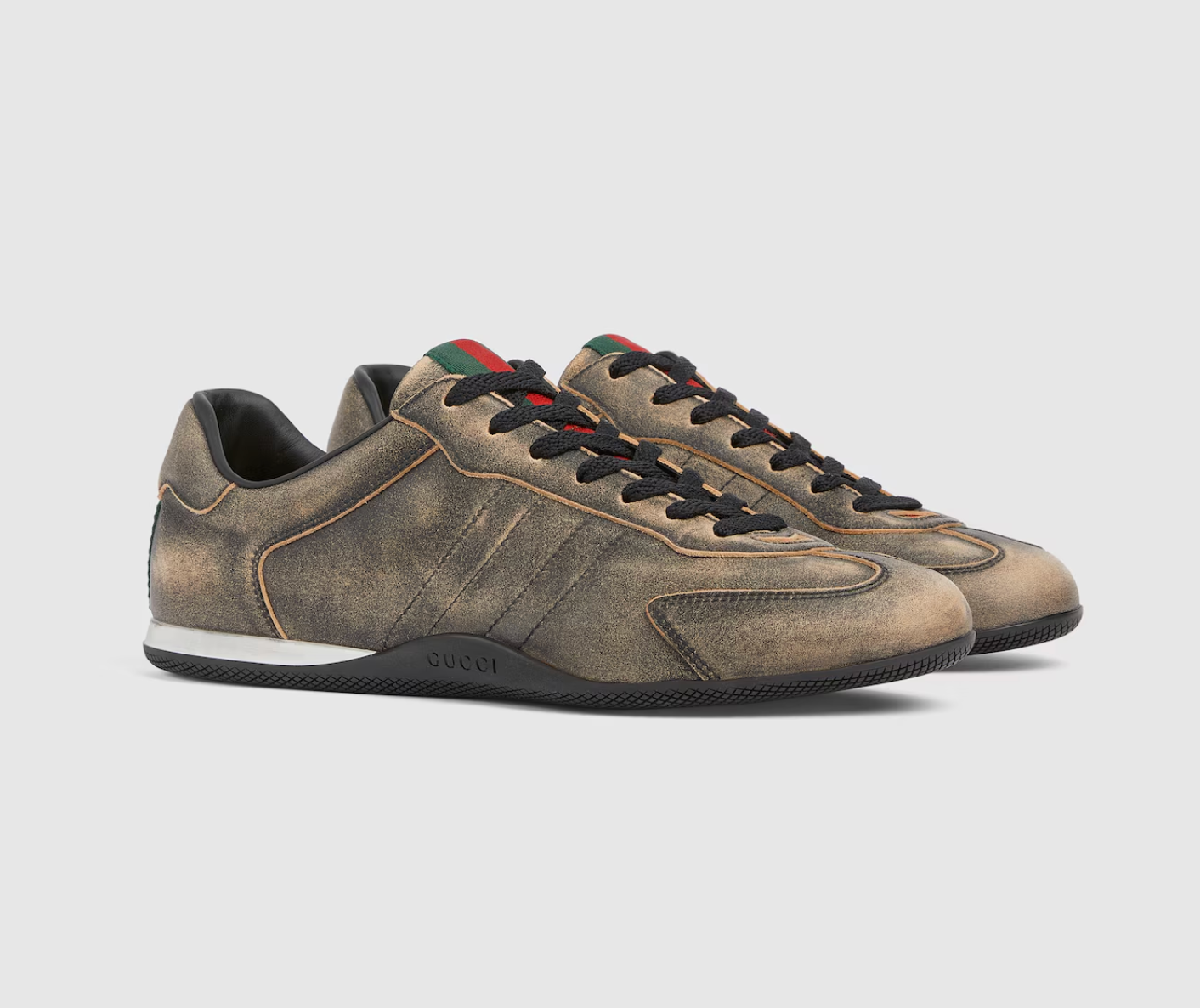  Giày Nam Gucci Shift Trainers 'Black' 