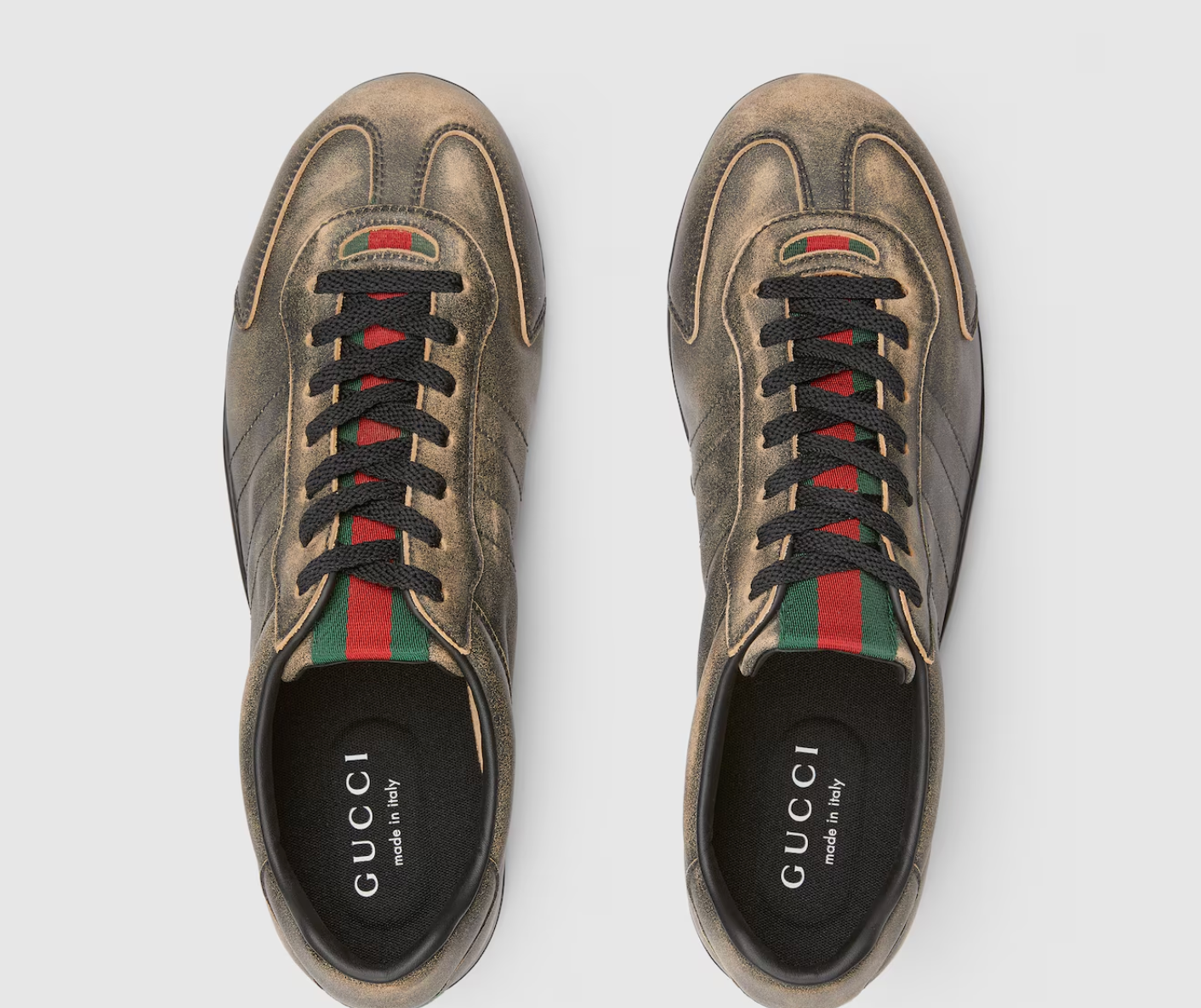  Giày Nam Gucci Shift Trainers 'Black' 