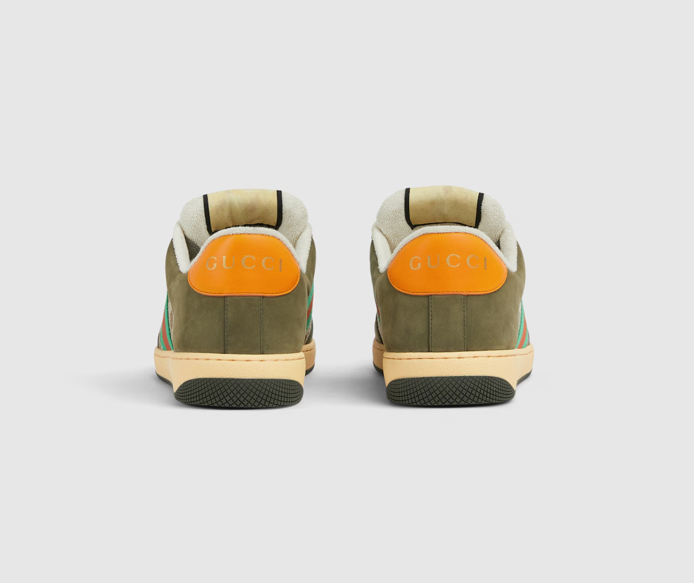  Giày Nam Gucci Screener Trainers 'Brown' 