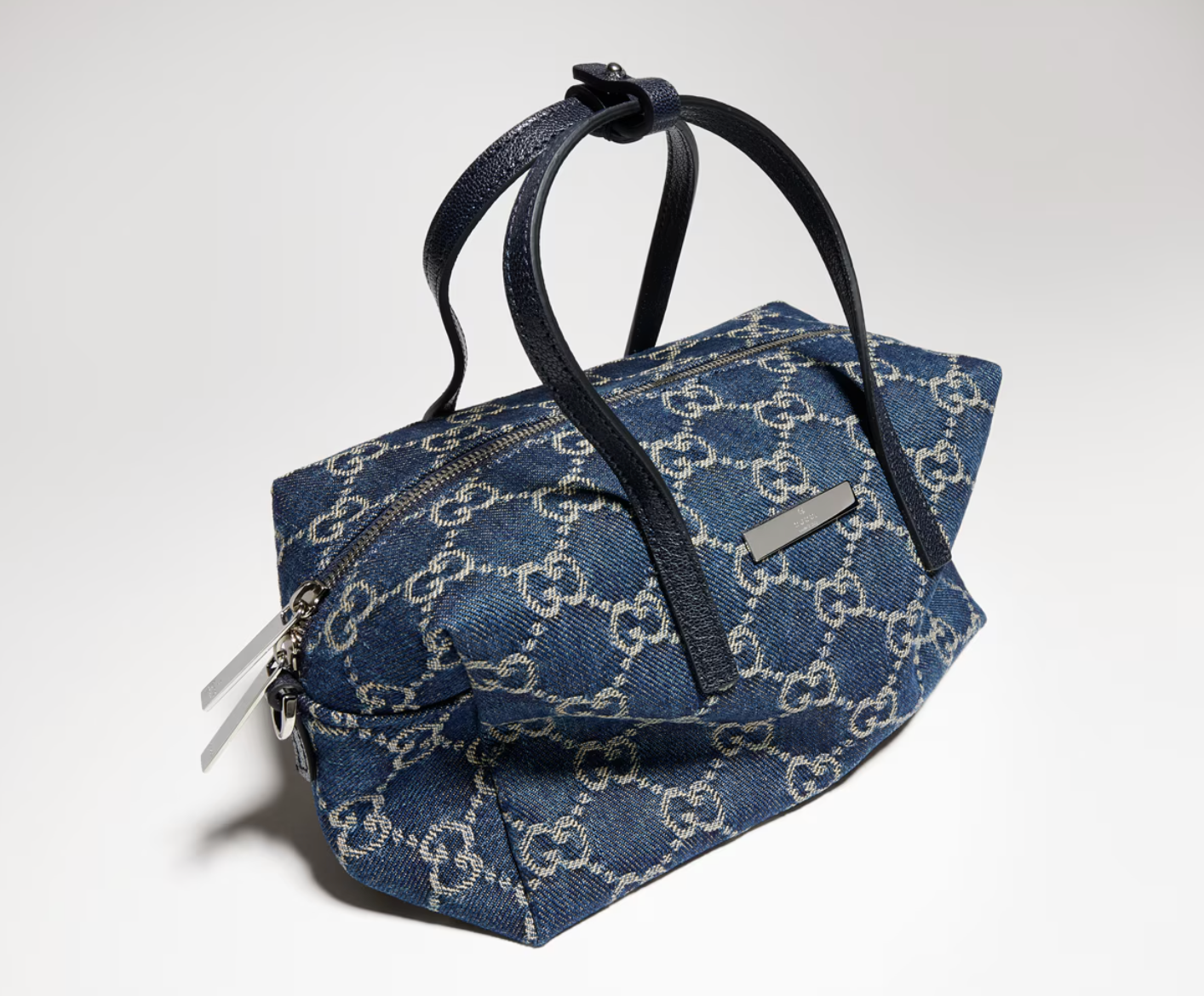  Túi Nữ Gucci Small Boston Bag 'Blue' 