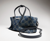  Túi Nữ Gucci Small Boston Bag 'Blue' 