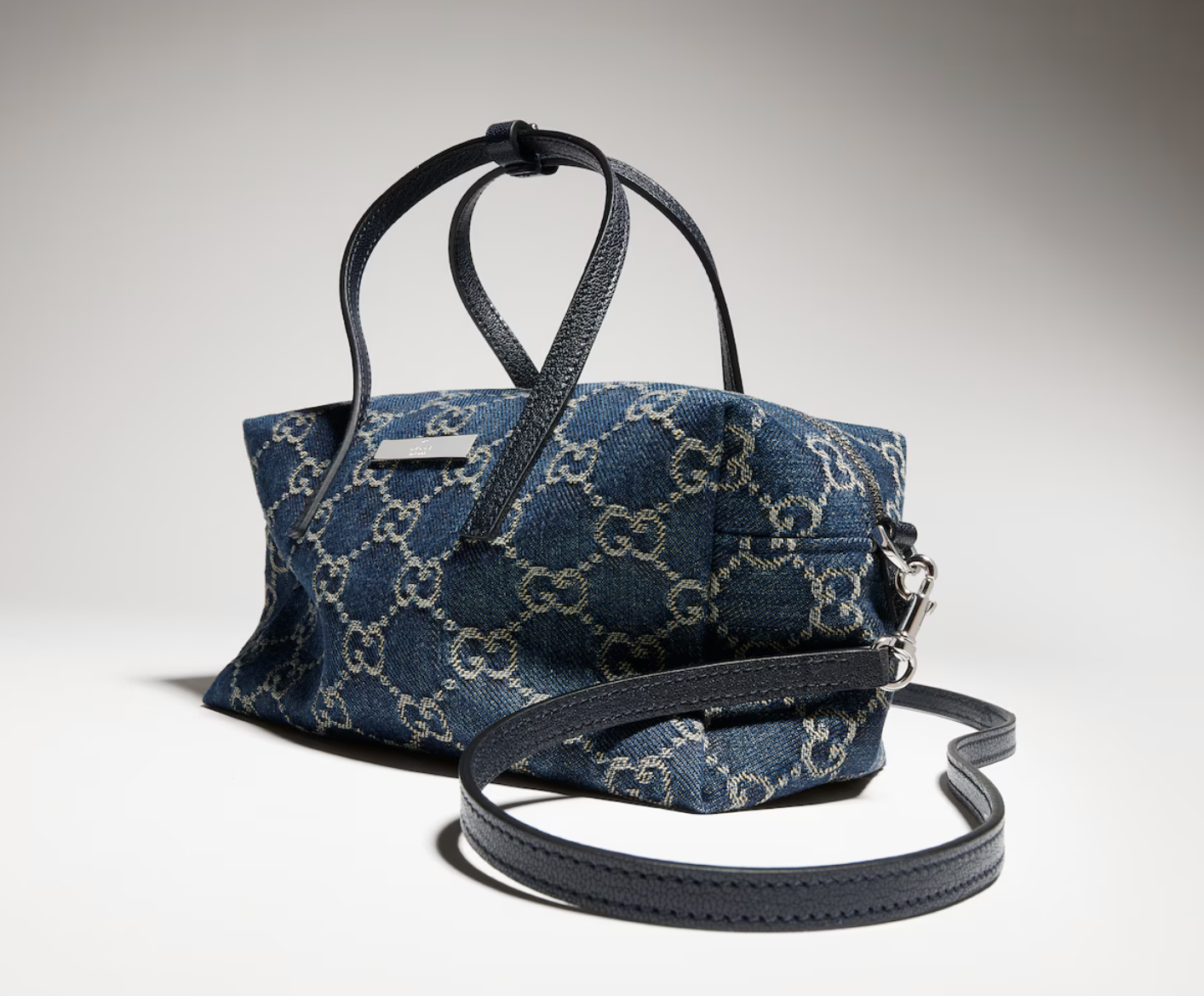  Túi Nữ Gucci Small Boston Bag 'Blue' 