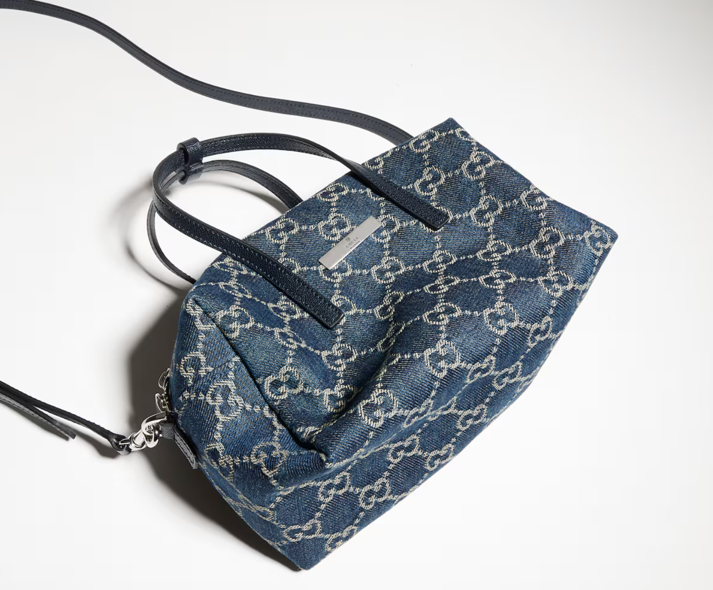  Túi Nữ Gucci Small Boston Bag 'Blue' 