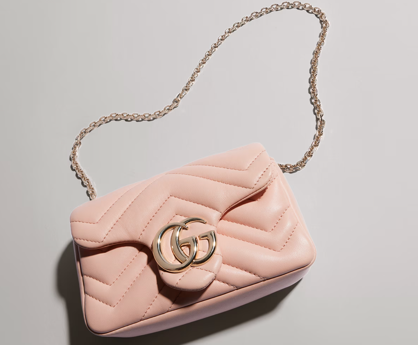  Túi Nữ Gucci Marmont Mini Shoulder Bag 'Pink' 