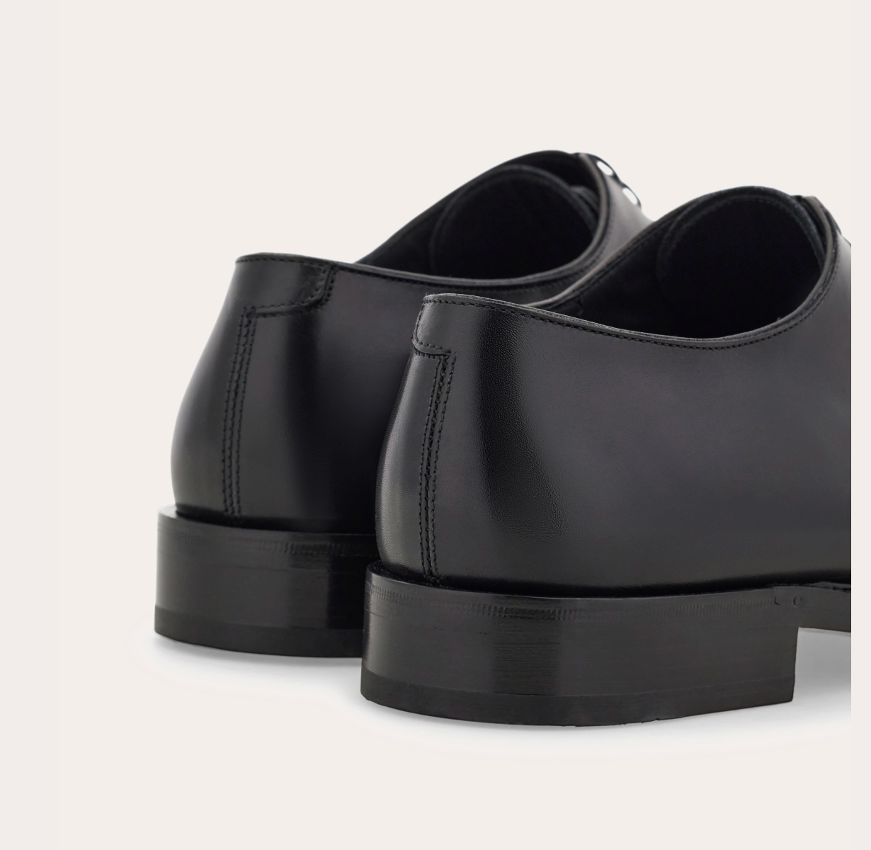  Giày Nam Salvatore Ferragamo Oxford Stitching Detail 'Black' 