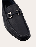  Giày Nam Salvatore Ferragamo Gancini Ornament Loafer 'Black' 