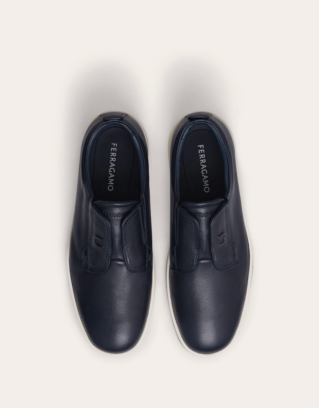  Giày Nam Salvatore Ferragamo Derby Slip-on 'Navy' 