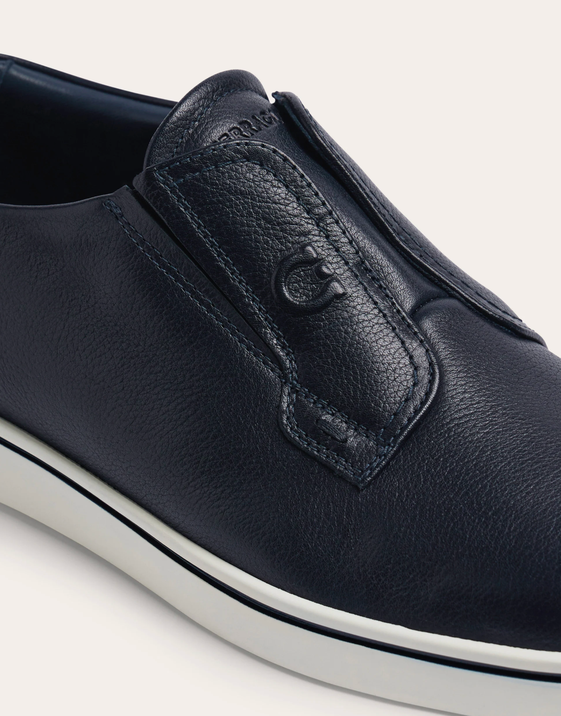  Giày Nam Salvatore Ferragamo Derby Slip-on 'Navy' 