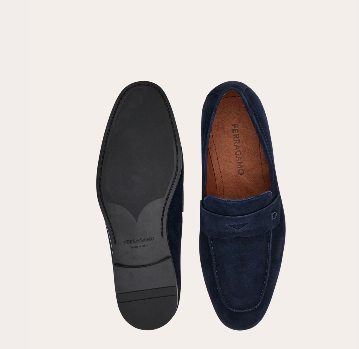  Giày Salvatore Ferragamo Penny Loafer 'Navy' 