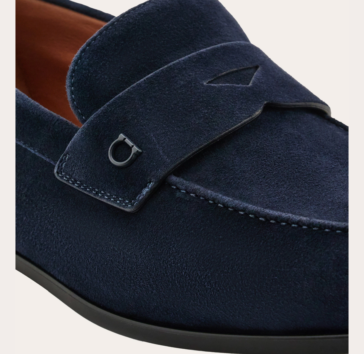 Giày Salvatore Ferragamo Penny Loafer 'Navy' 