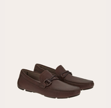  Giày Nam Salvatore Ferragamo Gancini Driver 'Chocolate' 