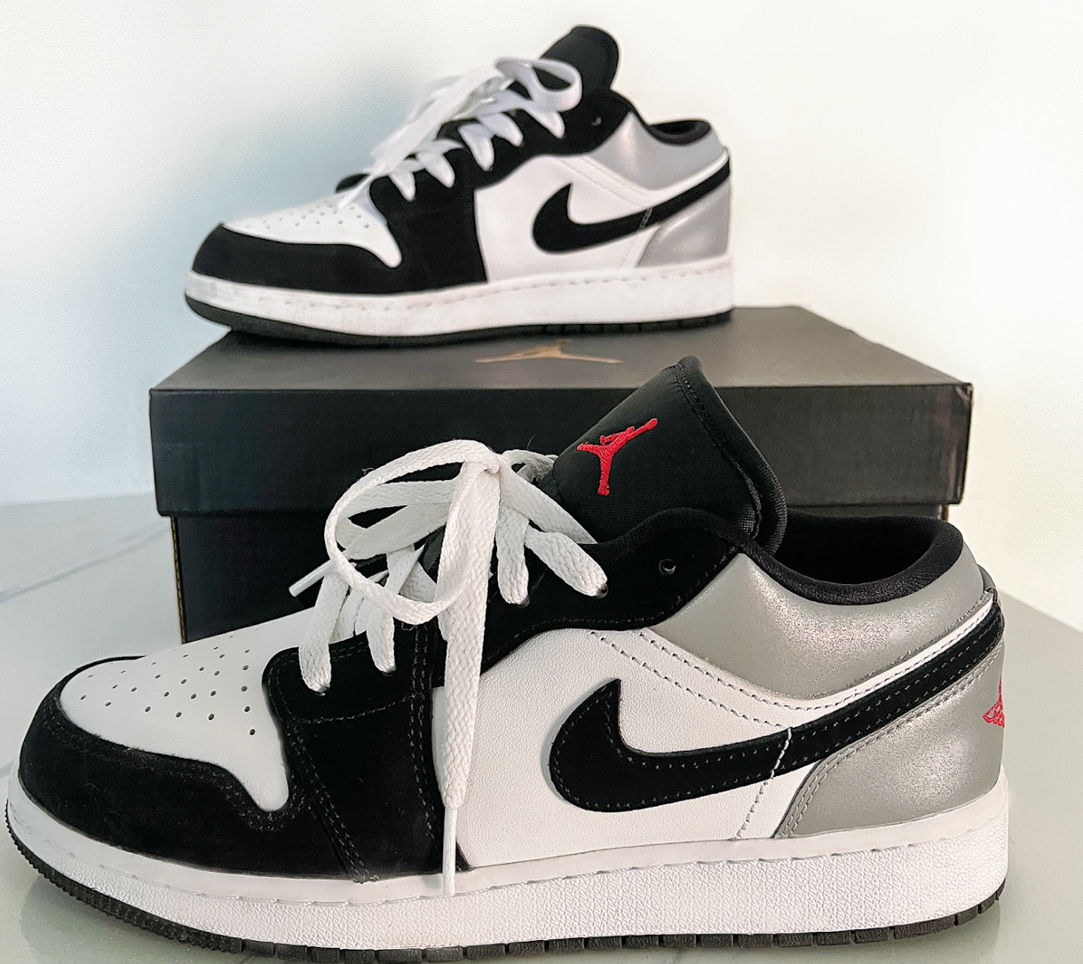  Giày Nike Air Jordan 1 Low SE GS 'Panda Toe' 