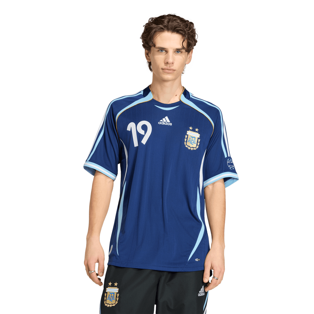  Áo Adidas Argentina 2006 Away Jersey #Messi19 
