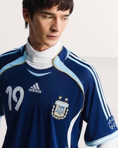  Áo Adidas Argentina 2006 Away Jersey #Messi19 
