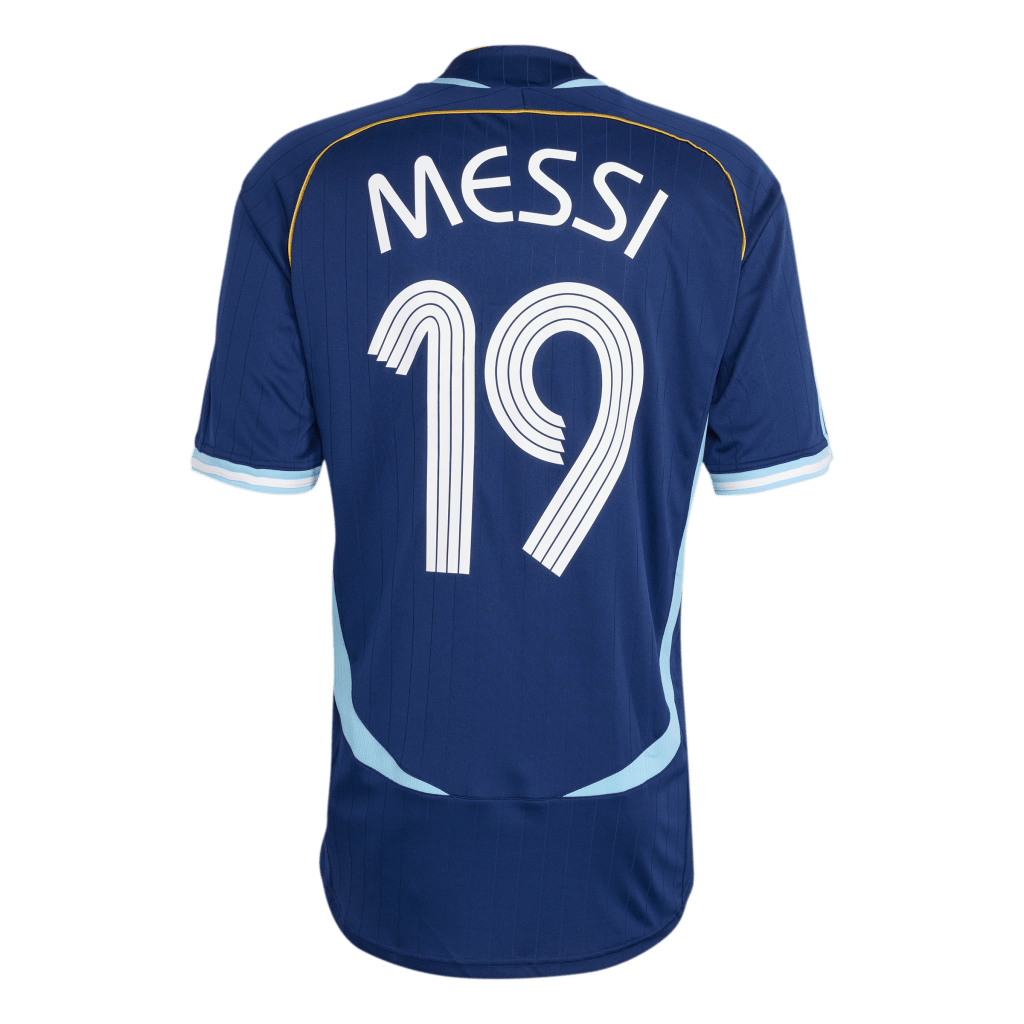  Áo Adidas Argentina 2006 Away Jersey #Messi19 