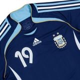  Áo Adidas Argentina 2006 Away Jersey #Messi19 