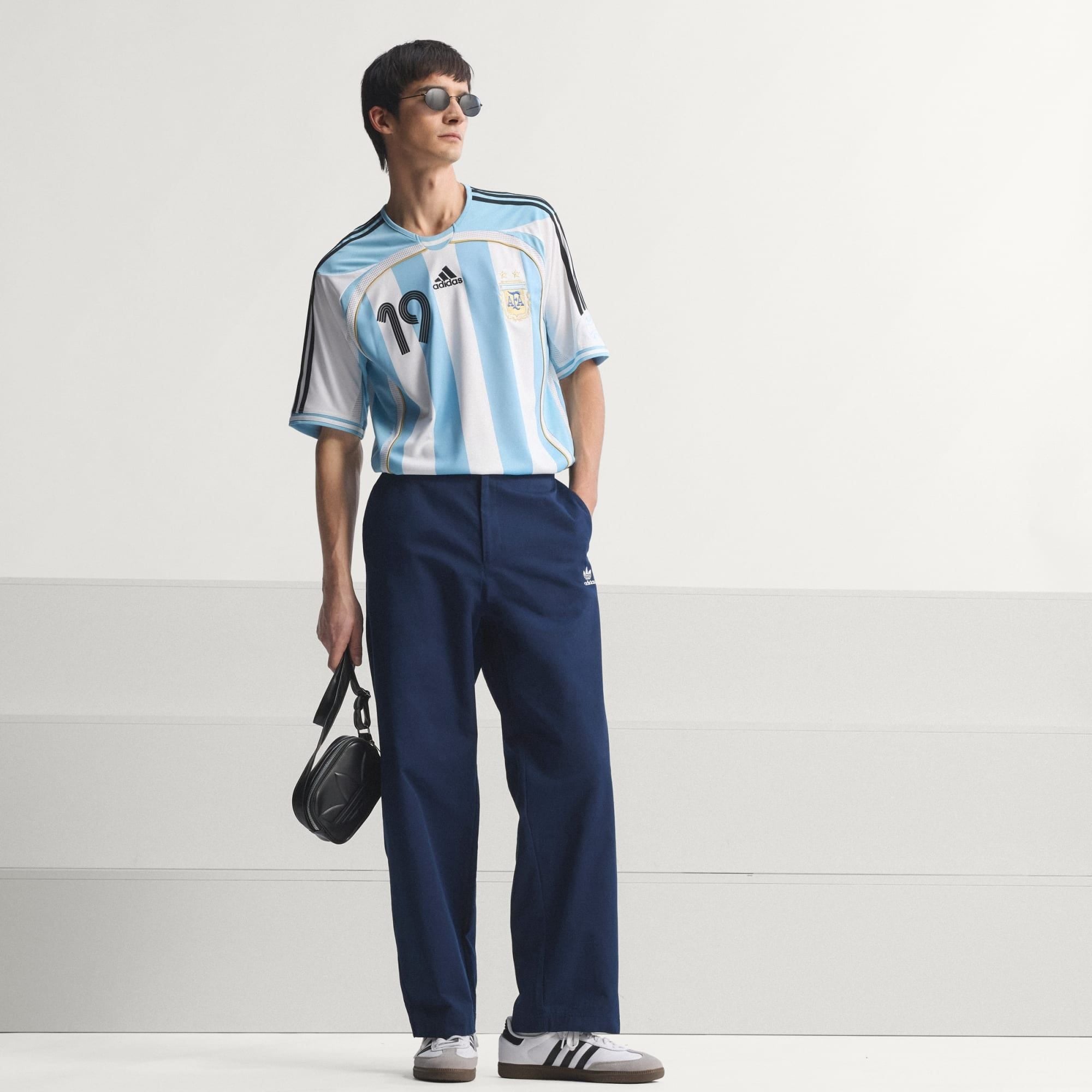  Áo Adidas Argentina 2006 Messi Home Jersey 