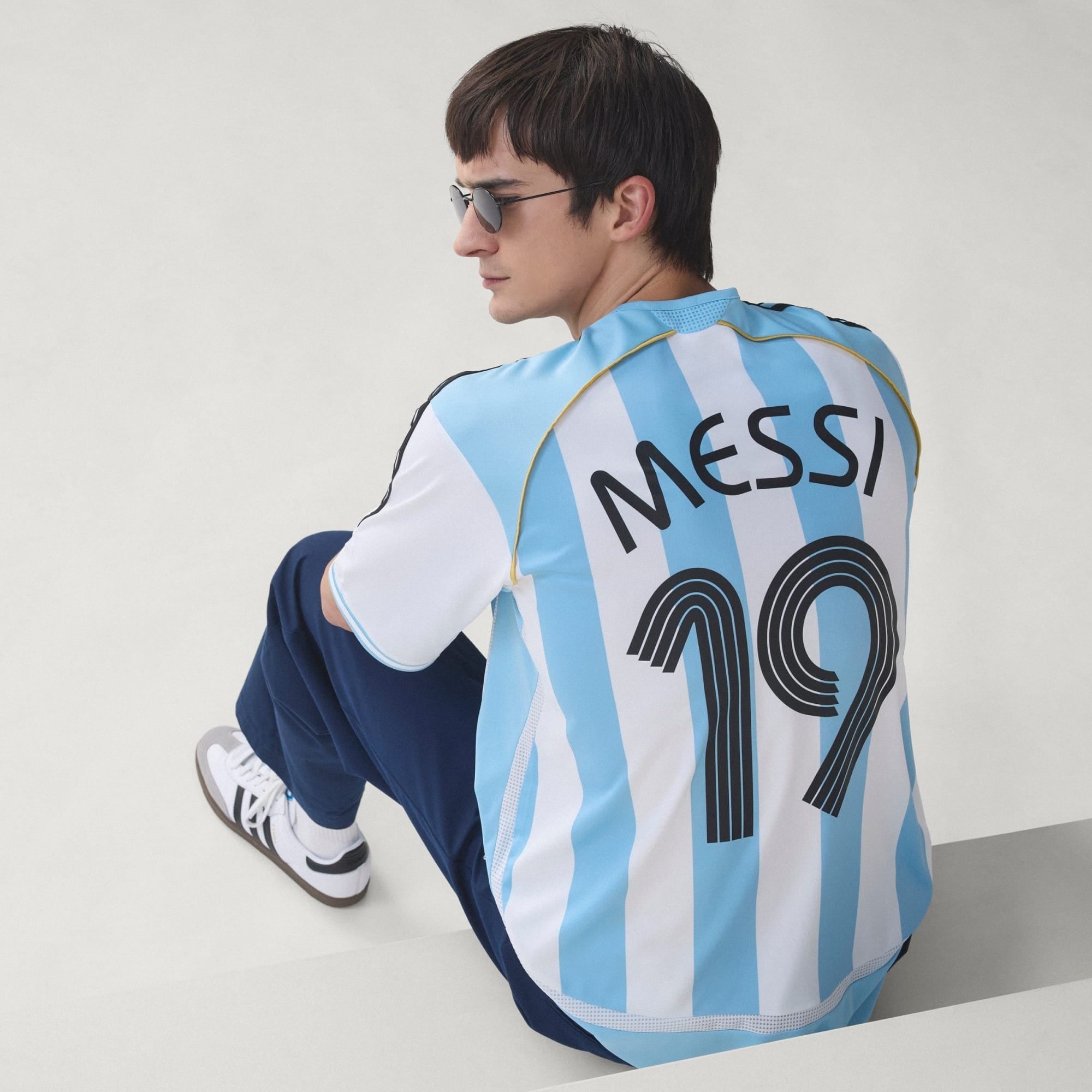  Áo Adidas Argentina 2006 Messi Home Jersey 