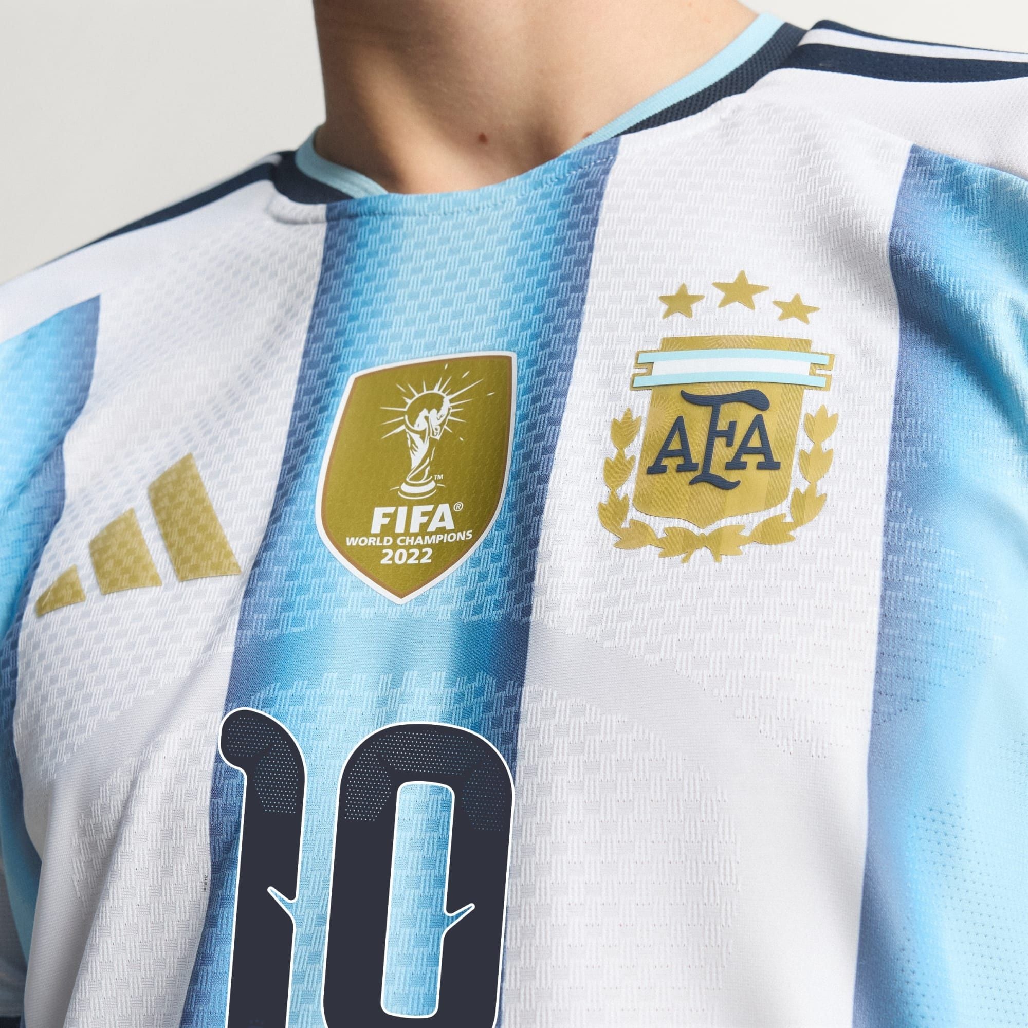  Áo Adidas Argentina 26 Home Messi Authentic Jersey 