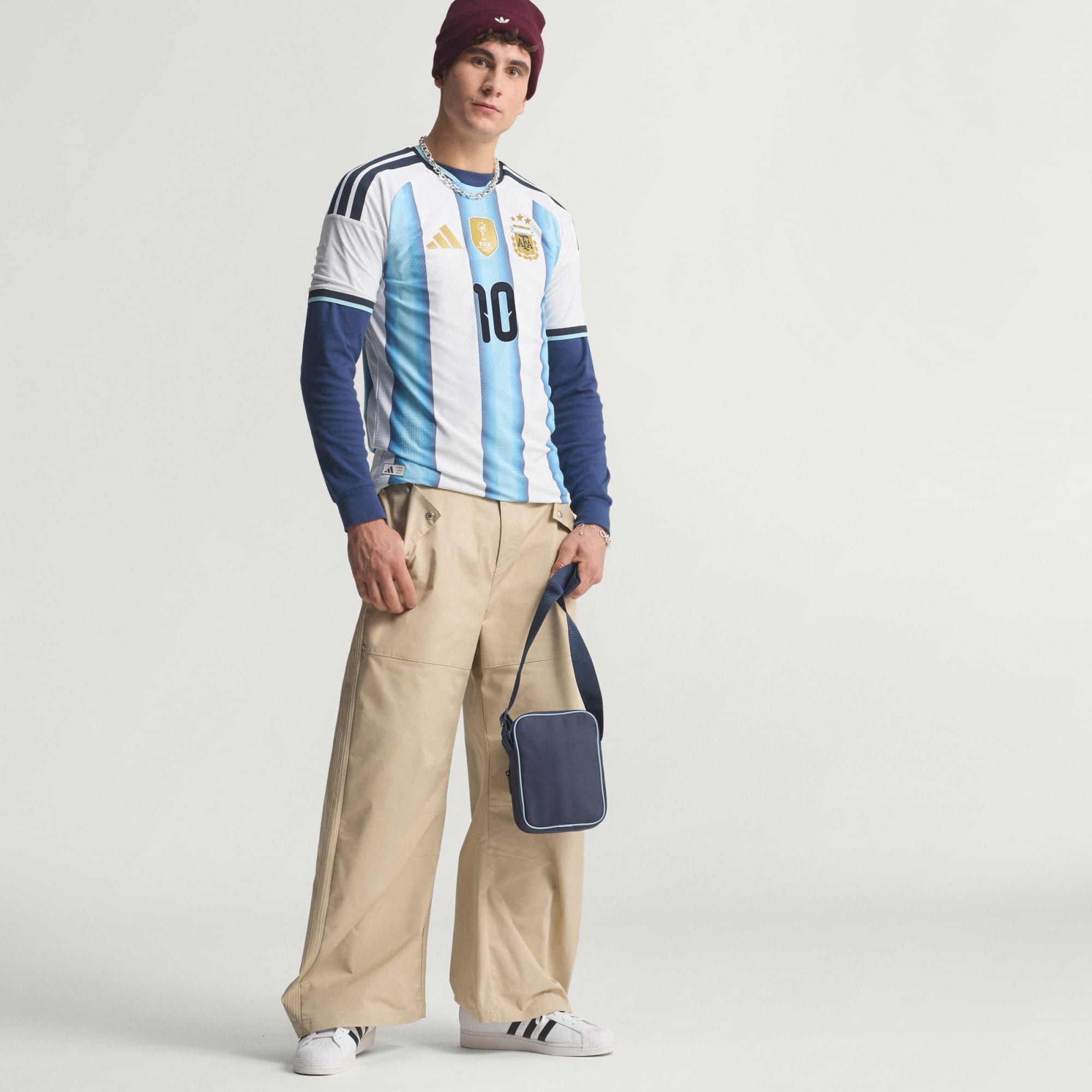  Áo Adidas Argentina 26 Home Messi Authentic Jersey 