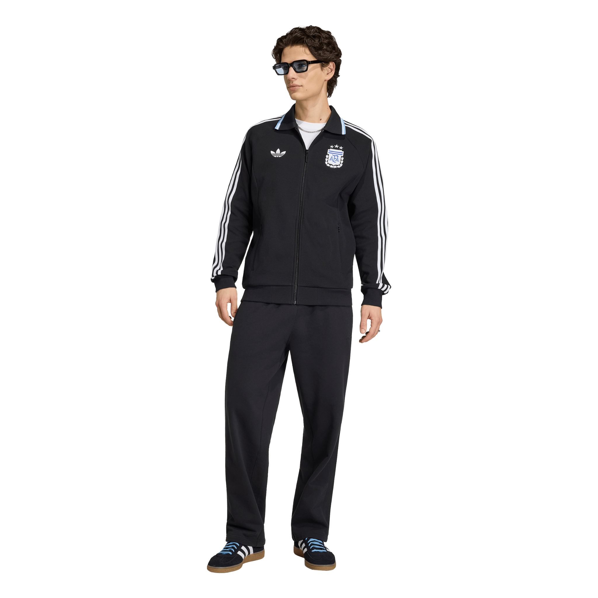 Áo Adidas Argentina National Team 26 Anthem Jacket 'Black' 
