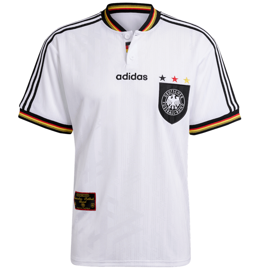  Áo Adidas Germany 1996 Home Jersey 'White' 