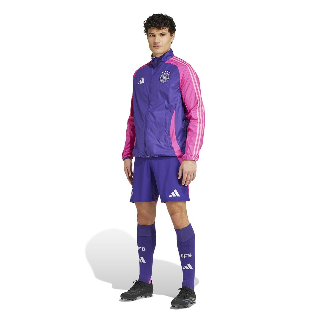  Áo Adidas Germany Anthem Jacket 'White Purple' 