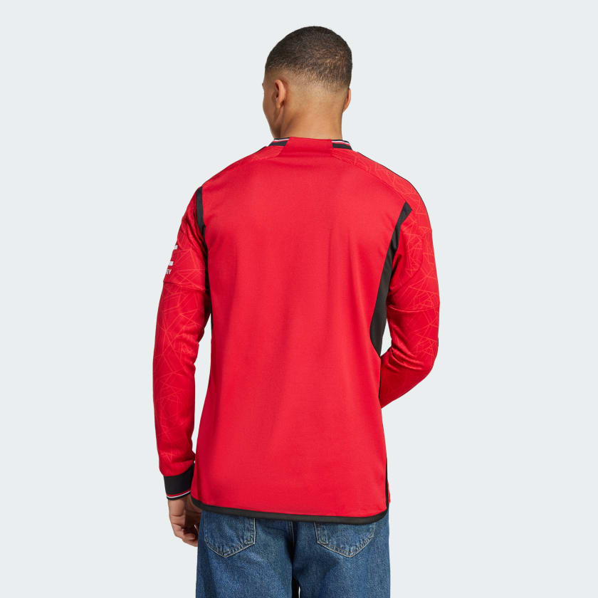  Áo Adidas Manchester United 23/24 Long Sleeve Home Jersey 'Red' 