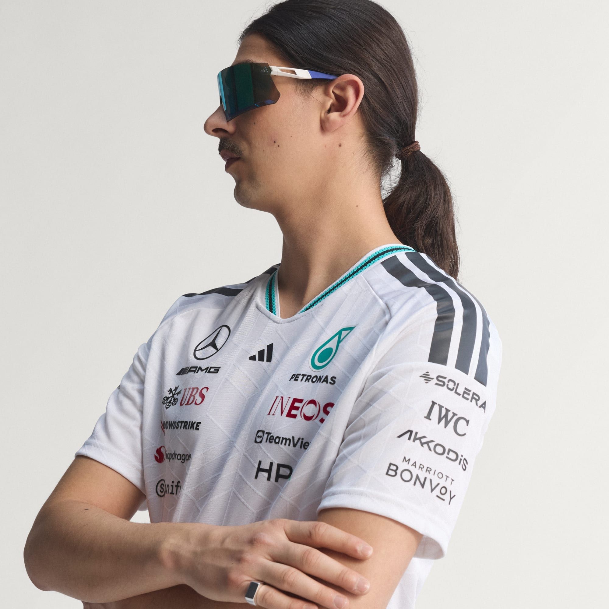  Áo Adidas Mercedes AMG Petronas Authentic Formula 1 'White' 