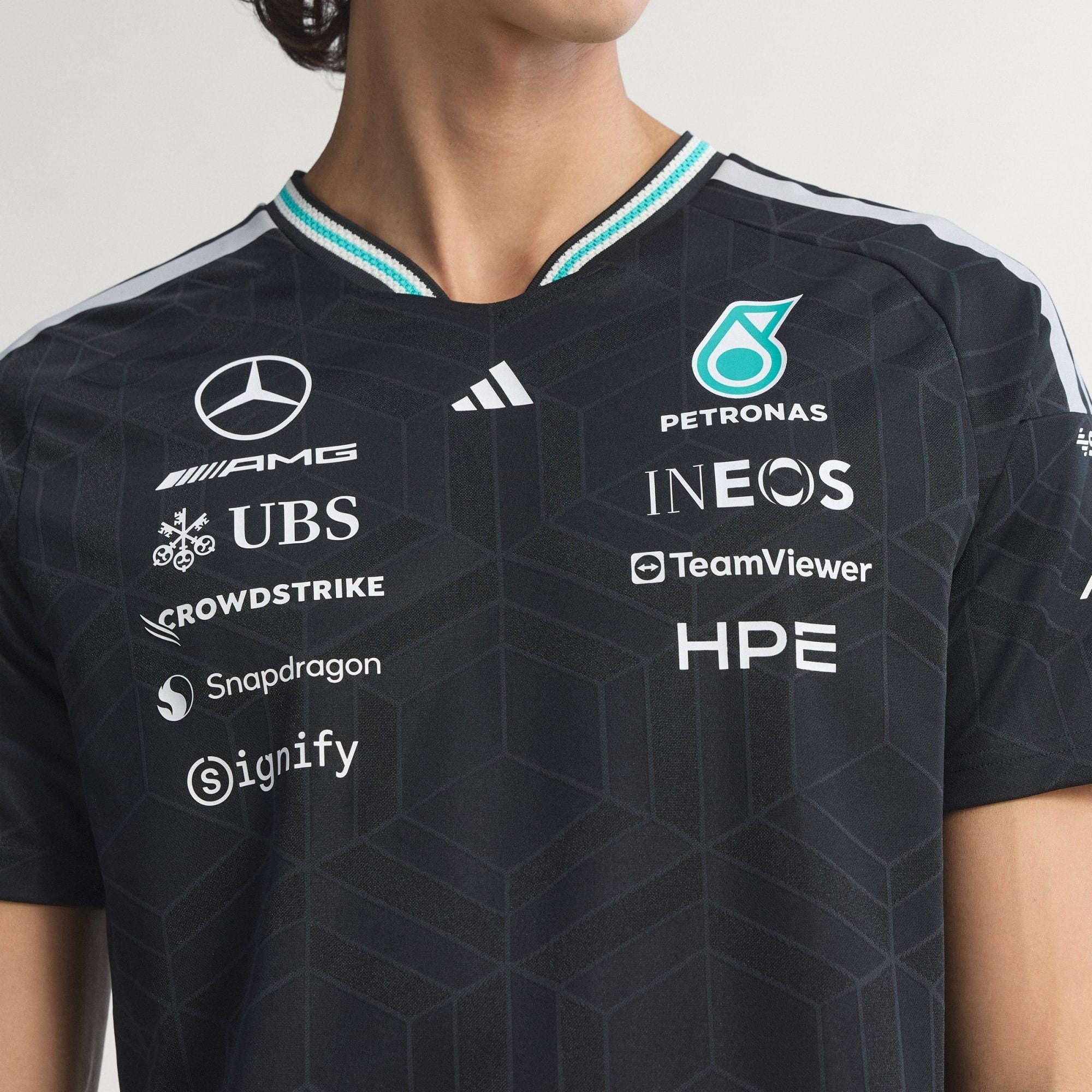  Áo Adidas Mercedes AMG Petronas Formula 1 Authentic 'Black' 