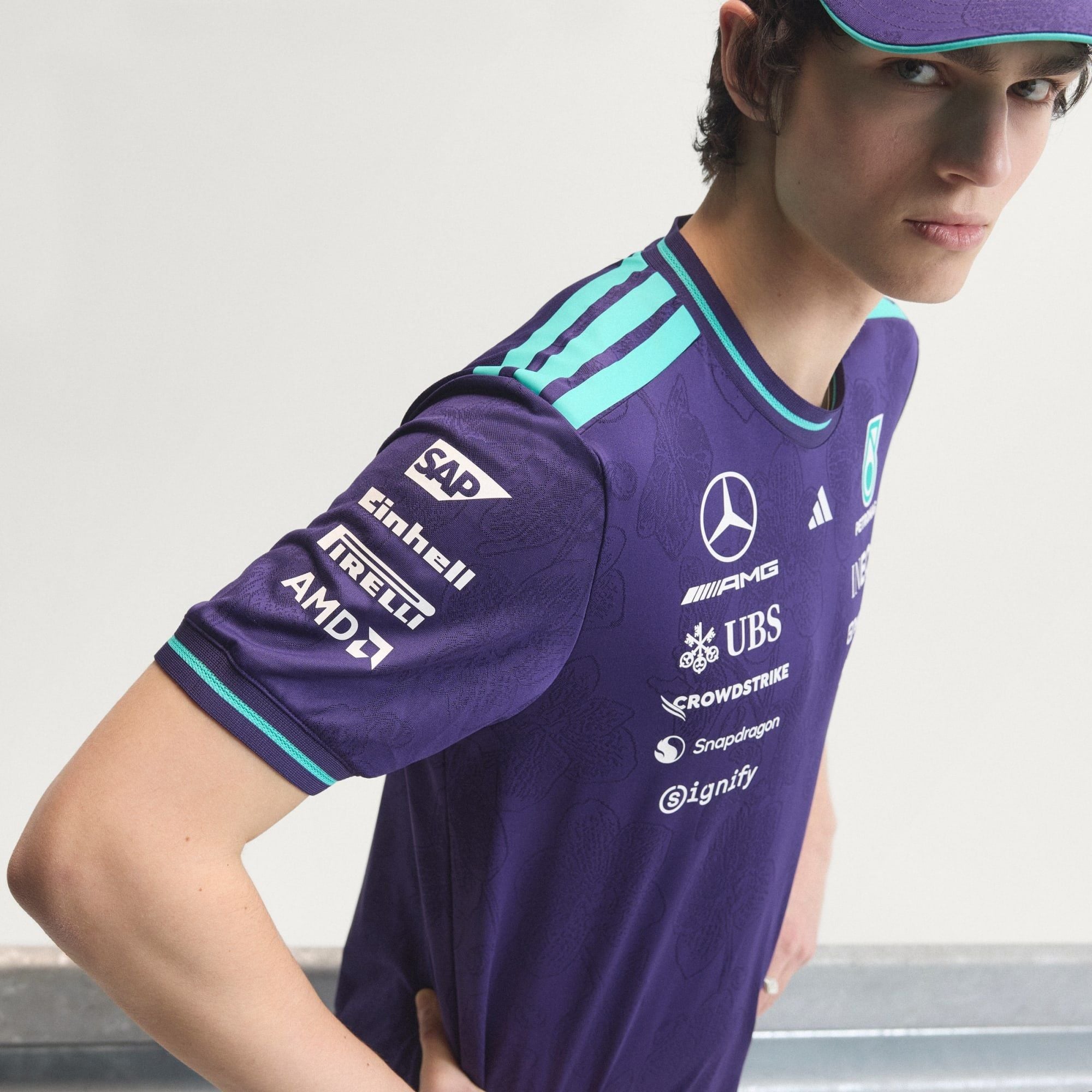  Áo Adidas Mercedes Amg Petronas Formula 1 'Purple' 
