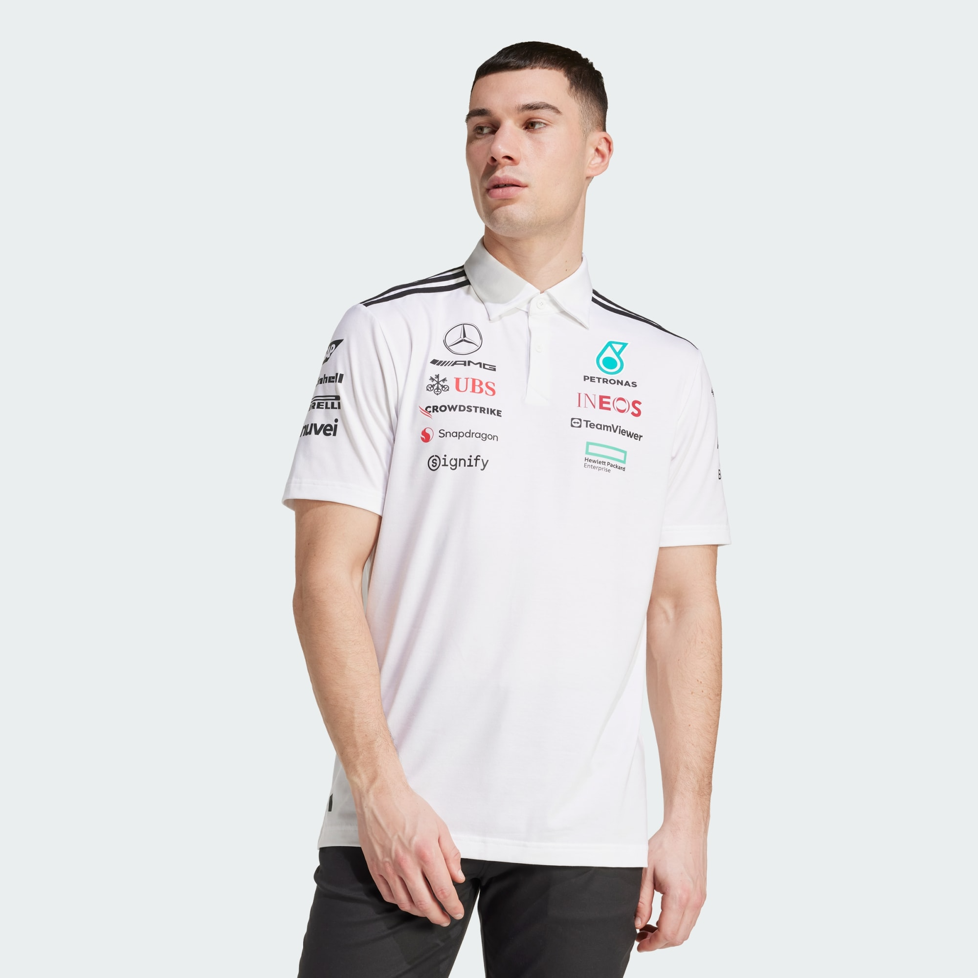  Áo Adidas Mercedes AMG Petronas Formula One Team 'White' 