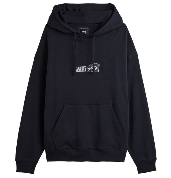  Áo Adidas Y-3 Bruched Terry GFX Hoodie 'Black' 