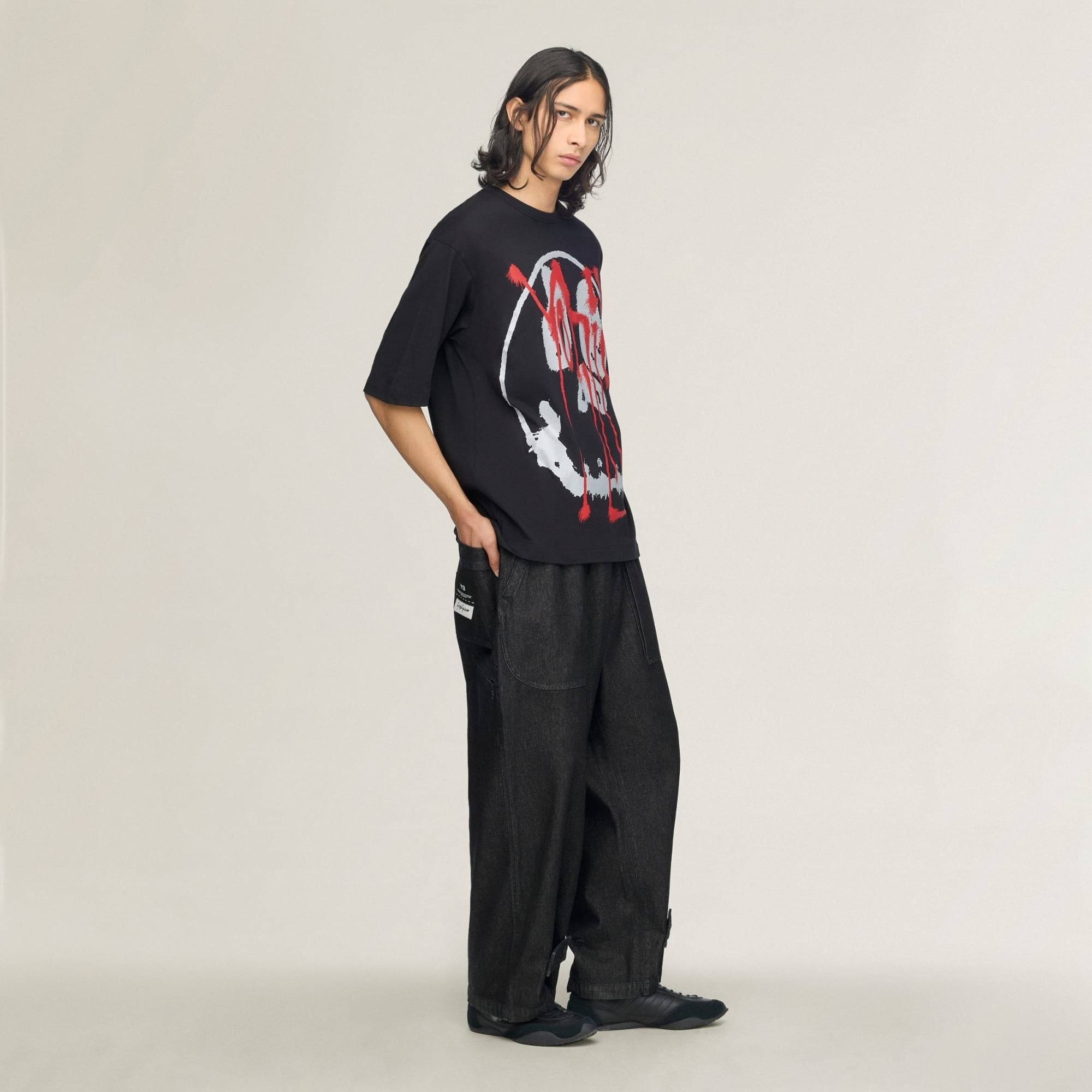  Áo Adidas Y-3 Chito Graphic Short Sleeve Tee 'Black' 