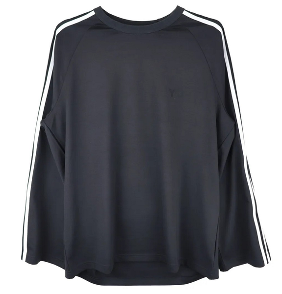  Áo Adidas Y-3 Long Sleeve Tee 3 Stripes 'Black' 