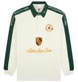  Áo Aimé Leon Dore x Porsche Crest Rugby 'Cream' 