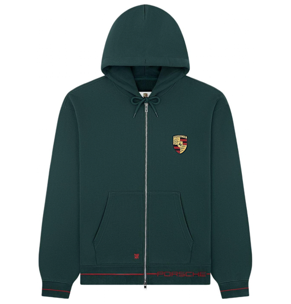  Áo Aimé Leon Dore x Porsche Zip Hoodie 'Green' 